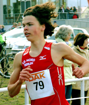 Johannes Riewe beim Frohnaulauf