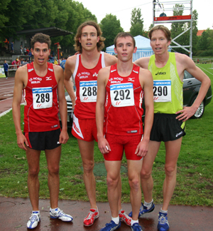 Pfingstsportfest in Tempelhof Mariendorf nach dem 800m Lauf